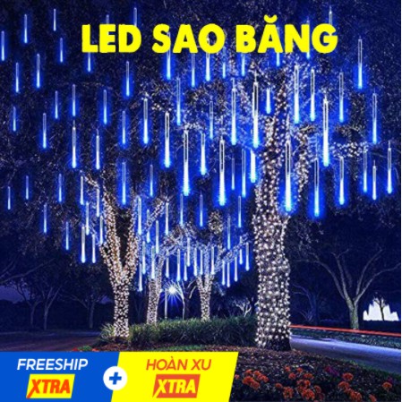 Đèn Led sao băng 8 ống Xanh Lá, xanh dương