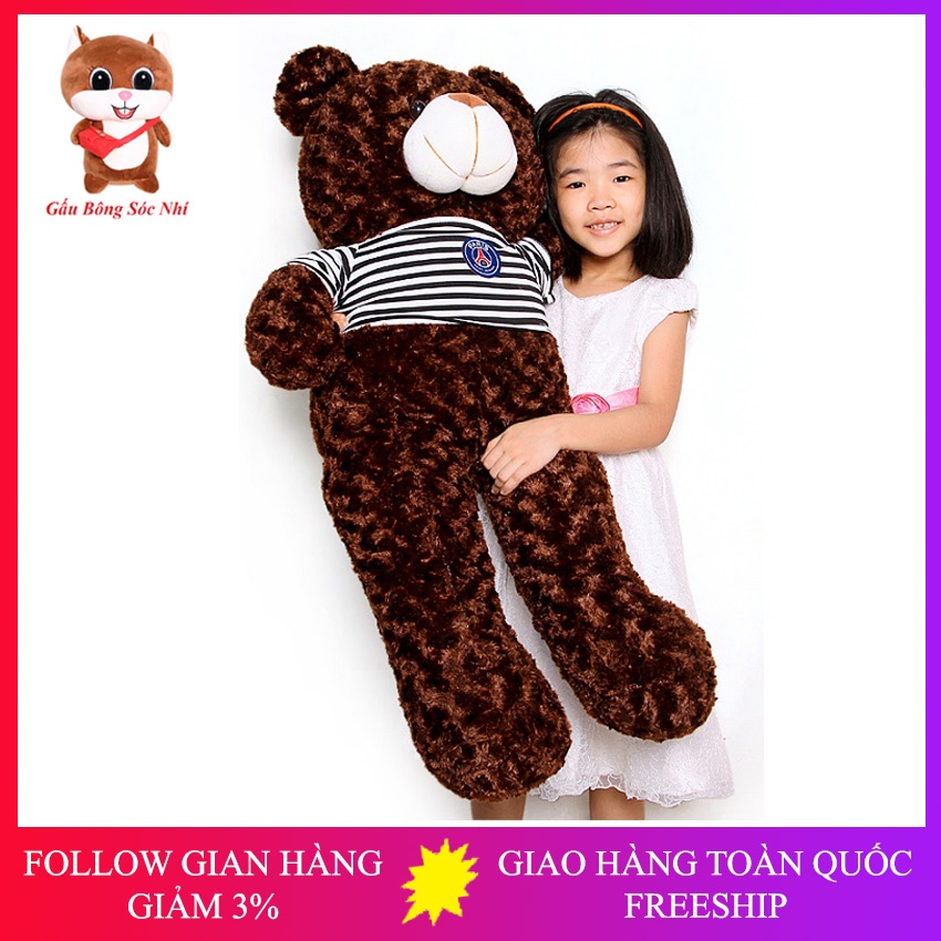 Gấu Bông Teddy Size 1m Cực Đẹp💥 FREESHIP 💥 Gấu Bông Sóc Nhí