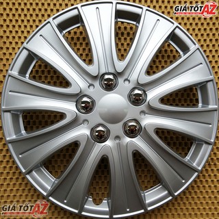 Bộ 04 ốp Lazang ô tô 15 inch cao cấp cho xe chạy vành sắt 15  inch mẫu 140 - BỀN- ĐẸP- CHẮC CHẮN