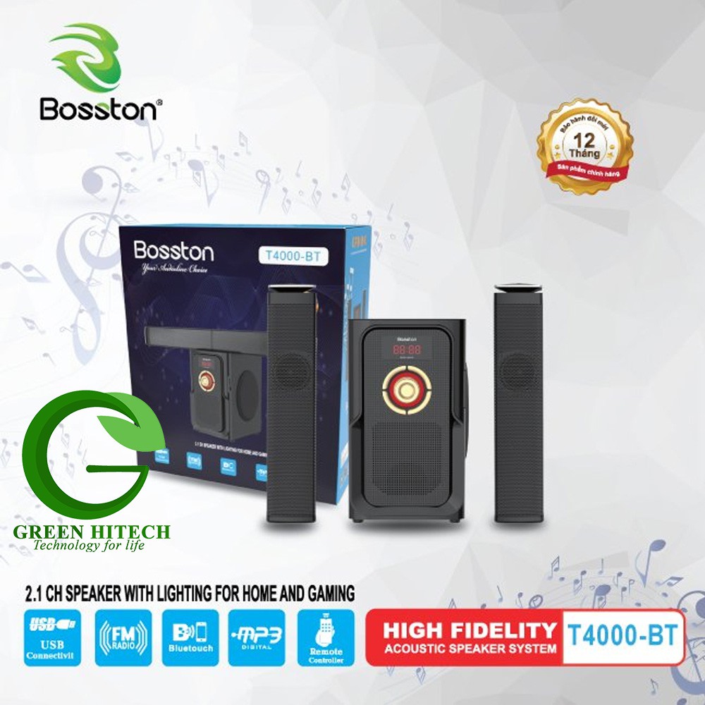 &lt;NEW&gt; Loa 2.1 Bosston T4000-BT (Bluetooth)