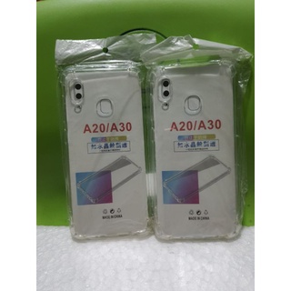 Ốp lưng chống sốc 4 góc samsung a20/a30 silicon trong suốt
