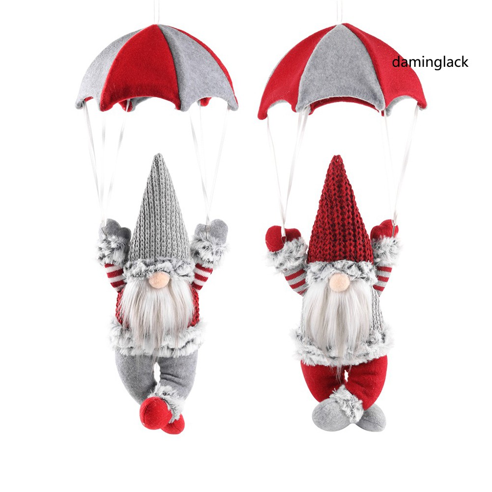 Búp bê nhồi bông hình ông già noel đáng yêu sử dụng trang trí giáng sinh