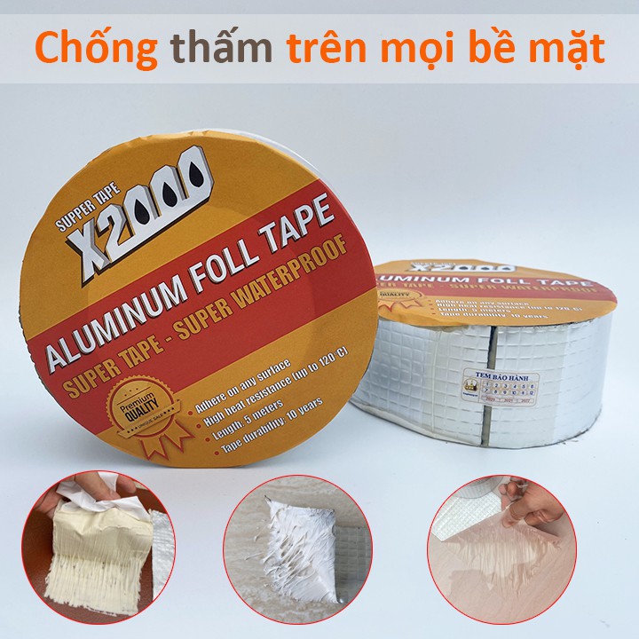 FREE SHIP ❤️] BĂNG KEO CHỐNG THẤM X2000 - THÁI LAN (CHÍNH HÃNG) | Shopee Việt Nam