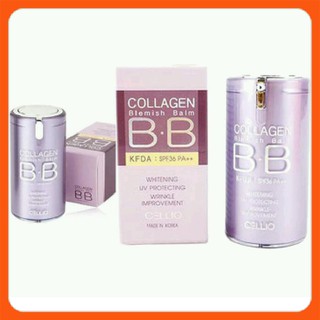 [Free ship] Kem nên bb collagen cellio che khuyết điểm SPF40 PA+++ 40ml