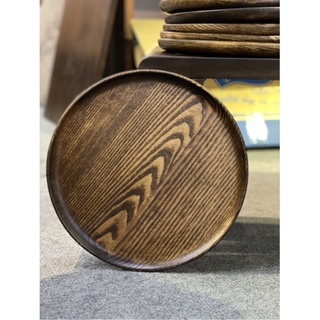 Khay gỗ óc chó  tròn D23-D27
