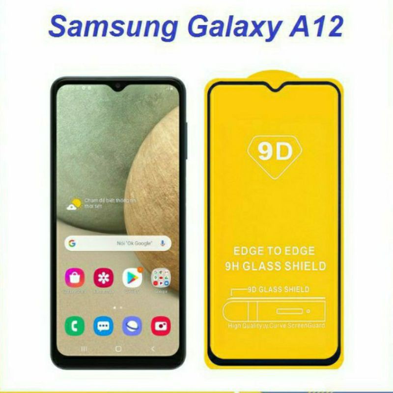 Kính cường lực Samsung A13/ A14/ A23/ A33/ A12/ A02s/ A32/ A52/ A72/ Full màn hình 9D và Ko full Trong suốt-Độ cứng 9H