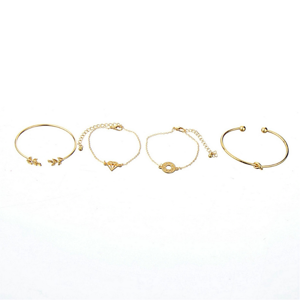 Bộ 4 vòng đeo tay thiết kế tinh xảo cho nữ