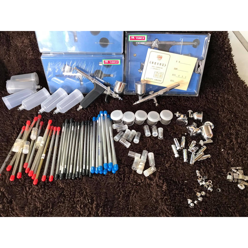 Linh kiện thay thế bút vẽ airbrush yunica yb200, yb300