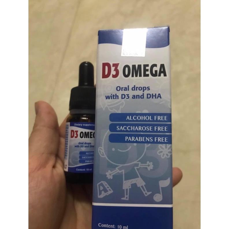 D3 OMEGA hỗ trợ phát triển trí não và chiều cao cho bé 10ml