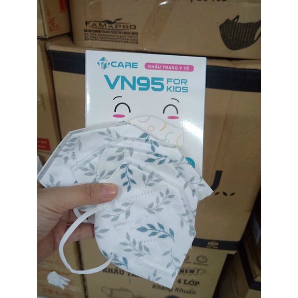 Khẩu Trang TT CARE N95 trẻ em Hộp 10 cái