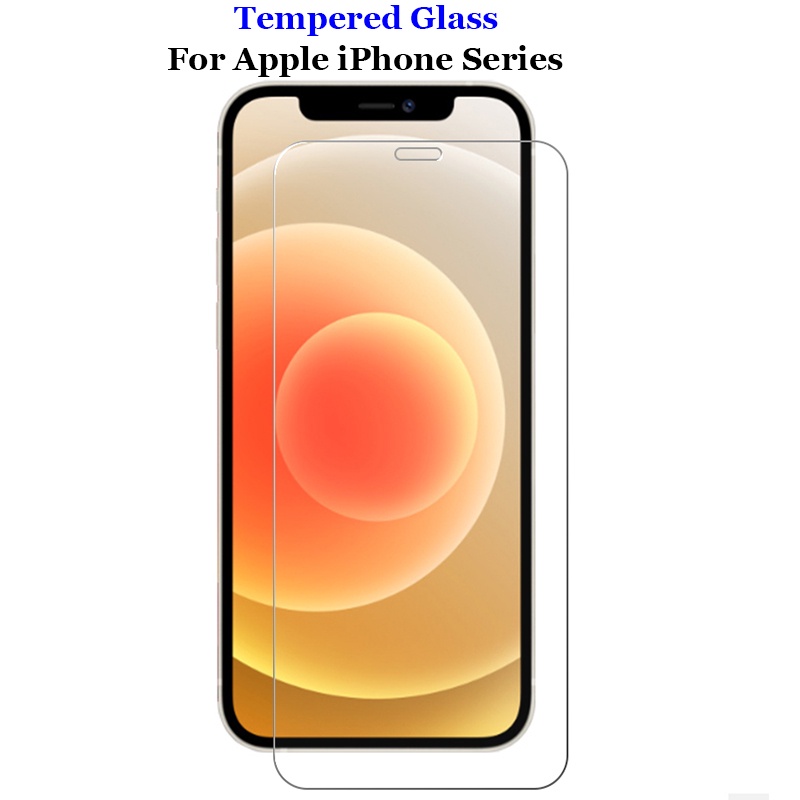 Kính cường lực bảo vệ màn hình điện thoại 9H 2.5H thích hợp cho Apple iPhone 12 13 11 X Xs Xr mini Pro Max SE 2020