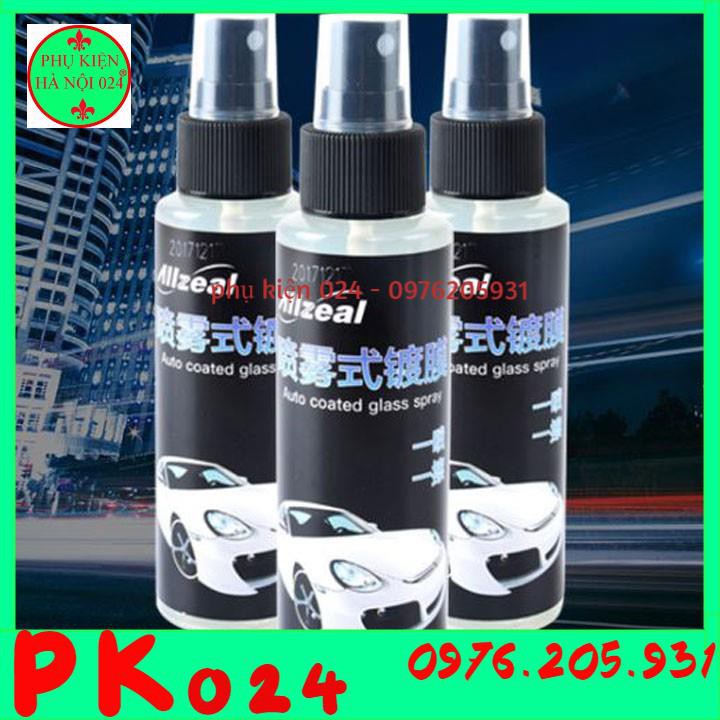 Bình Xịt Phủ Nano Làm Bóng Sơn Chống Thấm 100ml- Bình Xịt làm Mới Xe