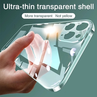 Ultra Ốp Điện Thoại TPU Silicon Siêu Mỏng Bảo Vệ Ống Kính Máy Ảnh Cho Iphone 11 12 Pro Max 12 Mini Iphone XR XS X 7 8 6 Plus