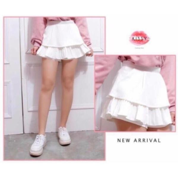 Chân váy xếp ly dập ly 2 tầng siêu xinh thời trang Banamo Fashion 537 521 | BigBuy360 - bigbuy360.vn
