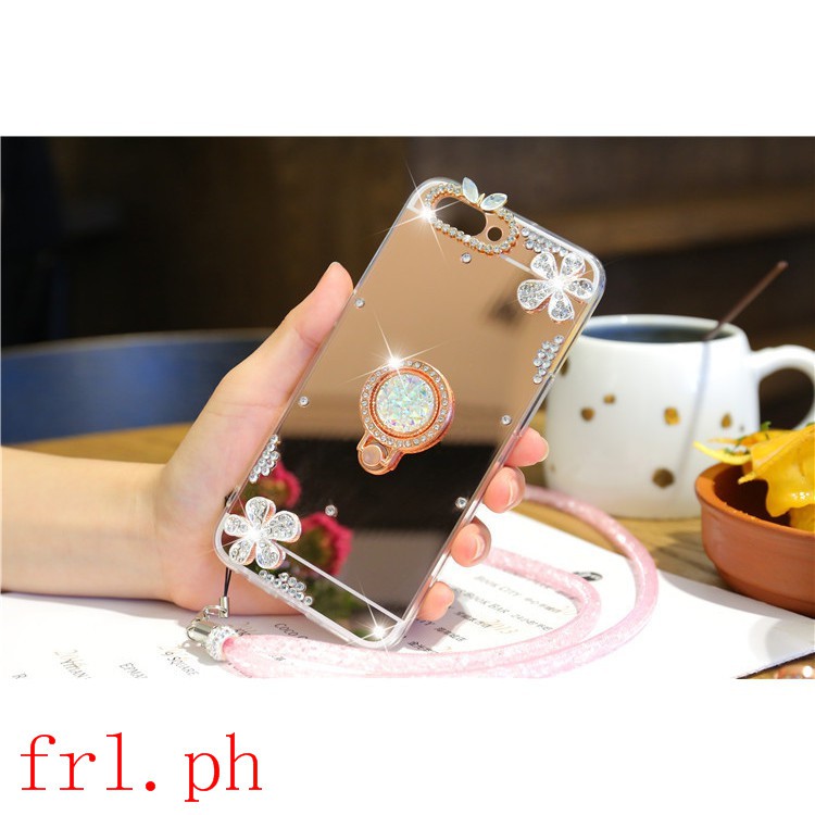 Ốp điện thoại đính kim cương tráng gương cho Huawei nova 2 lite 3e 3i 2i P20pro