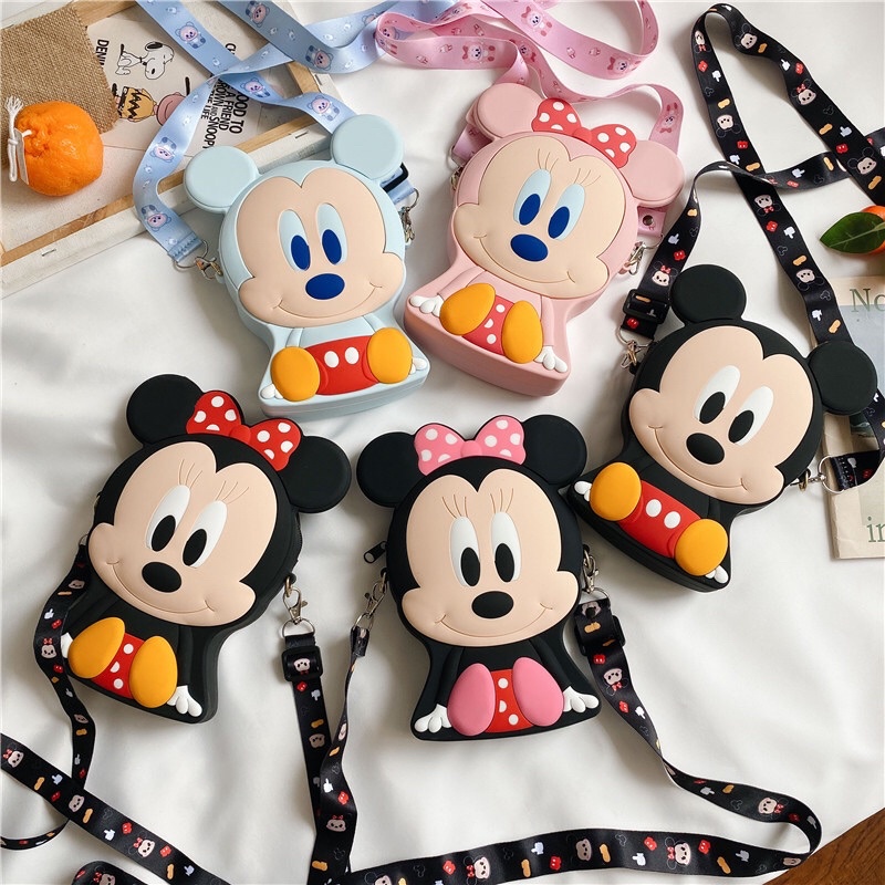 [Lỗi nhẹ, ảnh cuối ] Túi đeo chéo Mickey cho bé