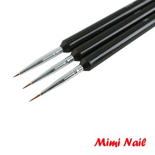 Bộ cọ 3 cây vẽ móng