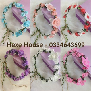 Vòng hoa đội đầu chụp kỷ yếu, khai giảng, tốt nghiệp, tri ân, sinh nhật