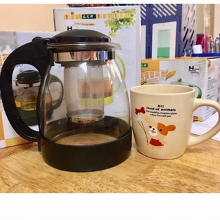 Bình lọc trà 1,3L- bình trà có lưới lọc- ấm pha cà phê_ MS 8170