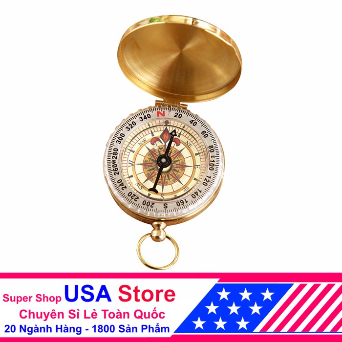 LA BÀN Phong Thủy ĐỒNG THAU Cao Cấp - Nhỏ Gọn - Bỏ Túi | BigBuy360 - bigbuy360.vn