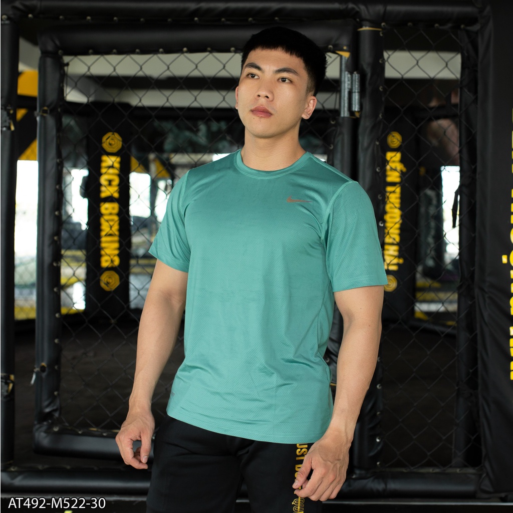 Áo thun 100% Cotton AT492 in logo ngực và tay áo - VNXK