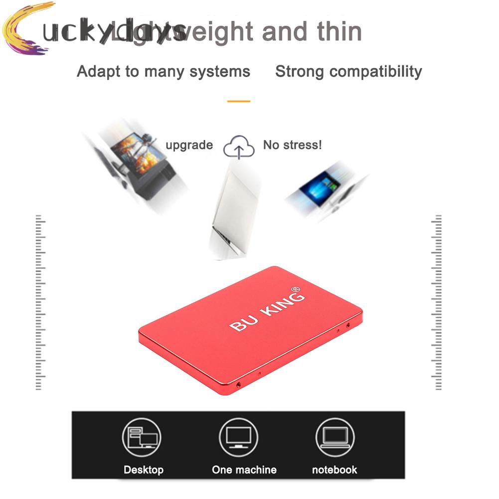 LUCKYDAYS BU KING 2.5 inch SATA III Internal Solid State Drive Robot Head Pattern Red | BigBuy360 - bigbuy360.vn