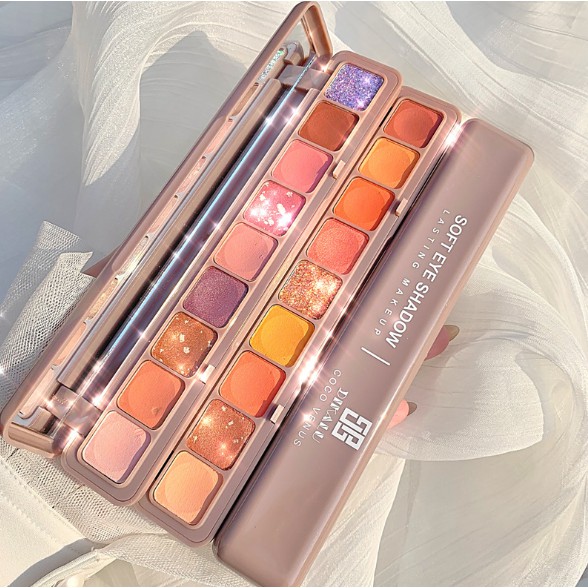 Phấn Mắt 9 Ô Fingertip Eyeshadow Palette Chống Nước
