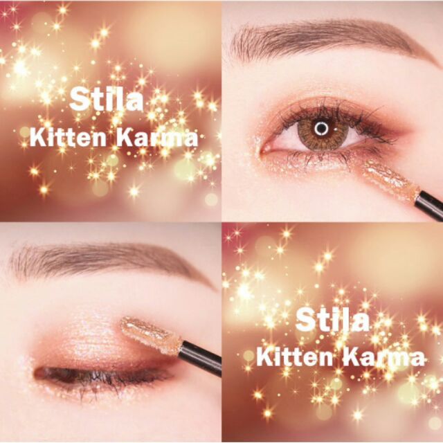 Nhũ mắt Stila Liquid Eyeshadow (có sẵn màu Kitten Karma, Coral Crush, Kitten, Wanderlust, Rose Gold Retro)