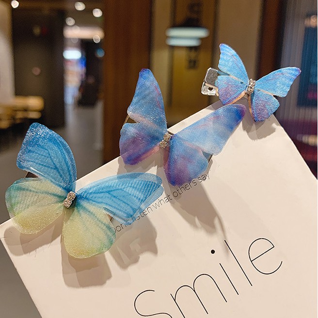 Kẹp Tóc Hình Bướm Dễ Thương Cho Nữ