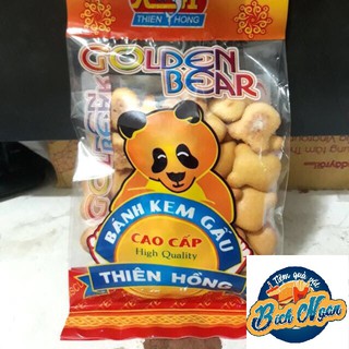 Gói 100g Bánh Gấu Nhân Kem Vani