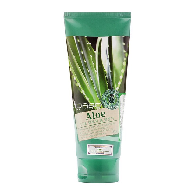 [RẺ VÔ ĐỊCH] SỮA RỬA MẶT LÔ HỘI DABO ALOE 180ML