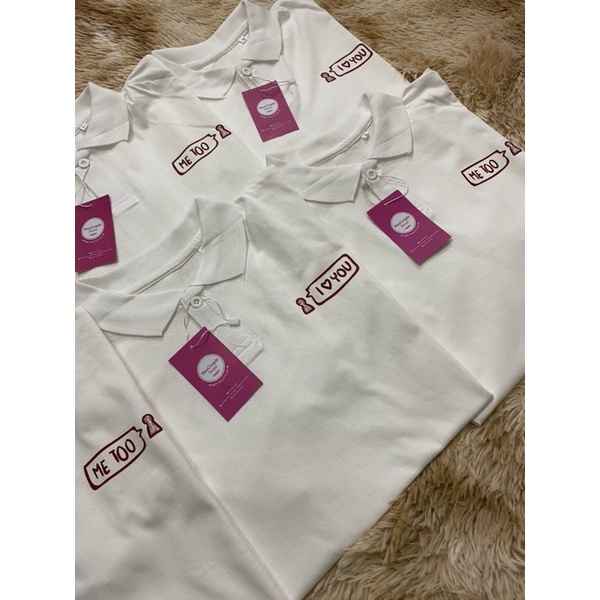 Áo đôi Polo nam nữ trai gái tình yêu