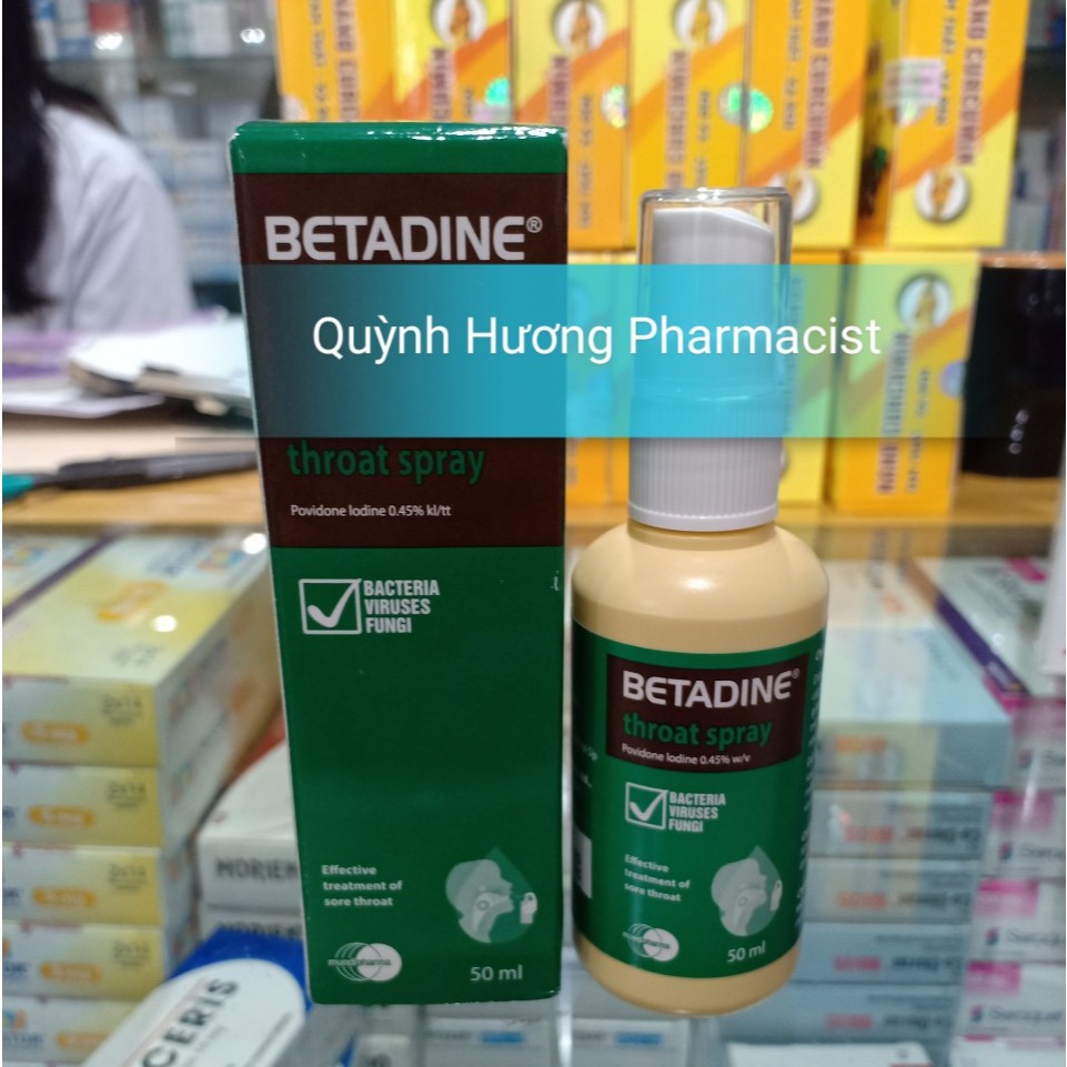 BETADINE xịt họng lọ 50ml