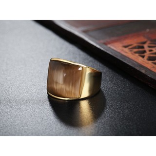 Nhẫn đá mắt mèo Chiêu Tài Lộc