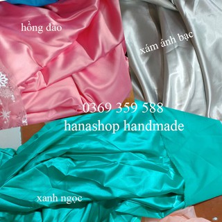 Vải Phi Bóng Mềm, dày dặn