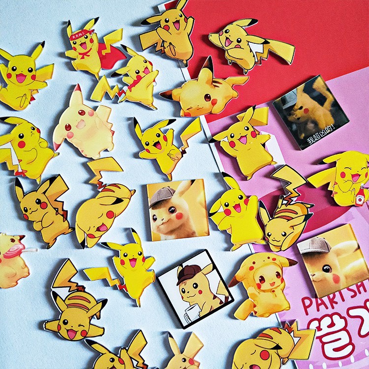 Huy Hiệu Pin Cài Áo Balo PIKACHU