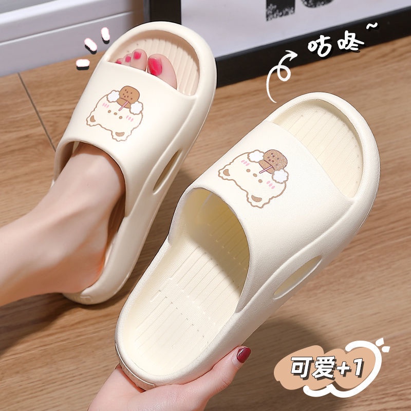 Dép lê Dép Đi Trong Nhà Chống Trượt Kiểu Hoạt Hình Đáng Yêu Hợp Thời Trang Hè