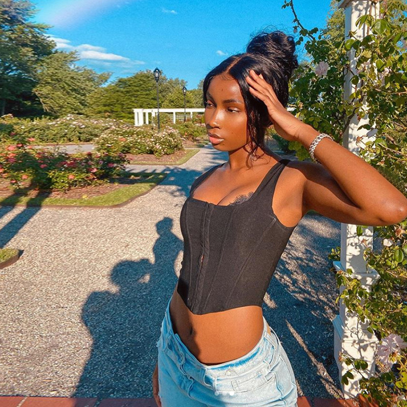 DUNEA Áo Sát Nách Dáng Ôm Thời Trang Trẻ Trung Cho Nữ