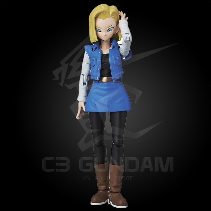 [BANDAI] MÔ HÌNH ĐỒ CHƠI LẮP RÁP FIGURE RISE STANDARD ANDROID#18 DRAGON BALL - 7 VIÊN NGỌC RỒNG CHÍNH HÃNG NHẬT BẢN