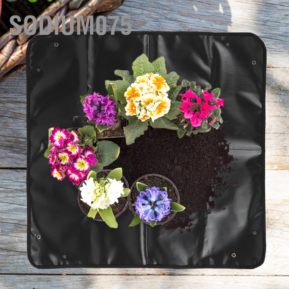 Sodium075 Garden Plant Seedling Repotting Tray for Indoor Flower Transplanting Operating Tidy Potting Mat