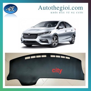 Thảm taplo honda city 2015 - 2021 chất liệu da vân cabon