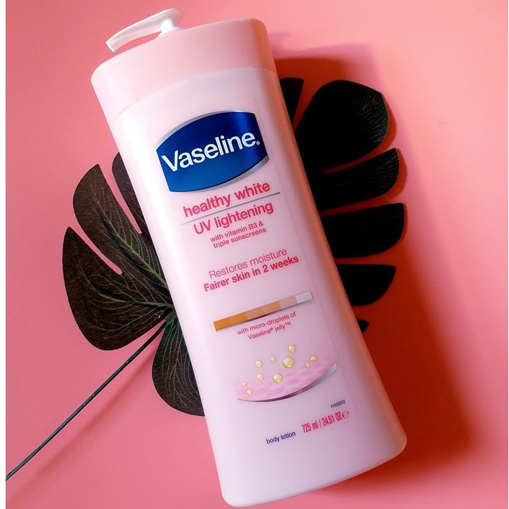 Vaseline/Sữa dưỡng thể Vaseline Healthy White UV Lightening Body Lotion 725ml