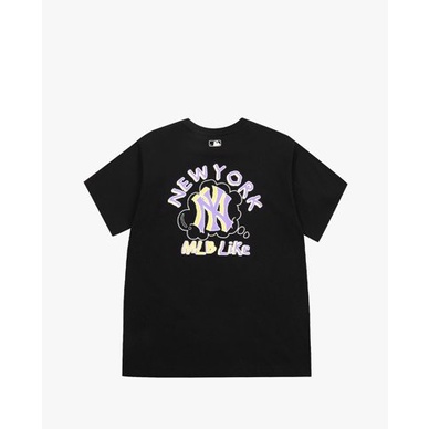 Áo phông MLB New york, áo thun unisex, chất cotton thoáng mát, form rộng, Dorystore