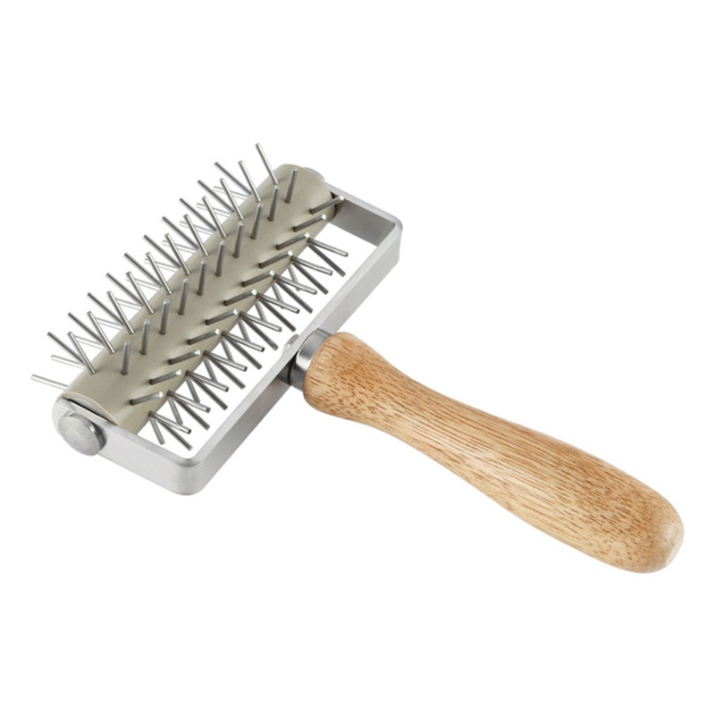 Cây Lăn Tạo Lỗ Cho Bánh Pizza Bằng Thép Không Gỉ Tiện Dụng