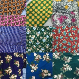 Vải thun, voan , thô... đủ loại 200k/1 kí đủ màu và hoạ tiết