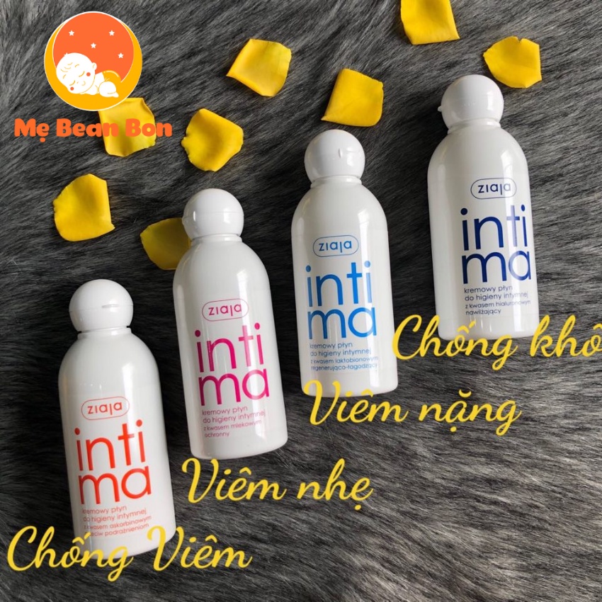 DUNG DỊCH VỆ SINH PHỤ NỮ INTIMA ZIAJA 200ML  của Ba Lan đủ loại itima cho các lựa chọn phù hợp