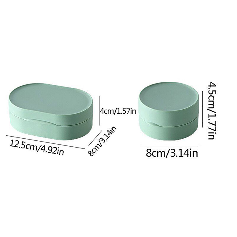 Hộp Đựng Xà Phòng Nhiều Màu Sắc Có Nắp Đậy Tiện Dụng