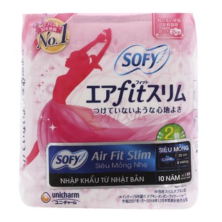 {TẶNG KHẨU TRANG}- BĂNG VỆ SINH SOFY AIR FIT SLIM SIÊU MỎNG NHẸ CÁNH