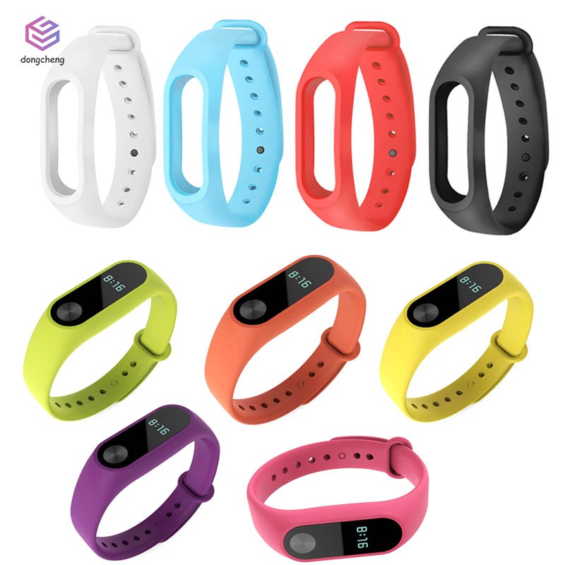 Vòng đeo tay silicon nhiều màu sắc dành cho Miband 2 Xiaomi Mi Band 2