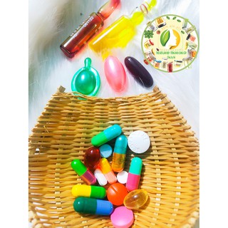 Viên kích tẩy mạnh za đa màu, set đại 20 viên